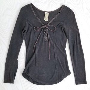 Free People | Lace-Up Top